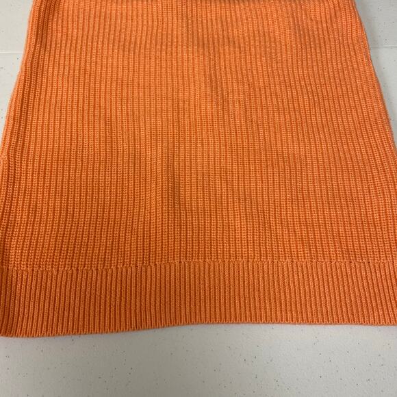 J. Crew Women's Cashmere Blend Melon Orange Halter Sweater Tank Size M - Picture 3 of 9